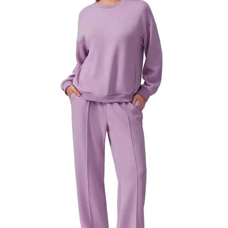 🔥Women's Casual Two-Piece Long-Sleeve Sweatshirt Set🔥