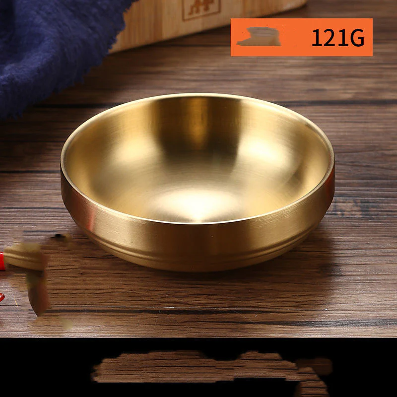 Bowls-Stainless Steel Gold & Silver