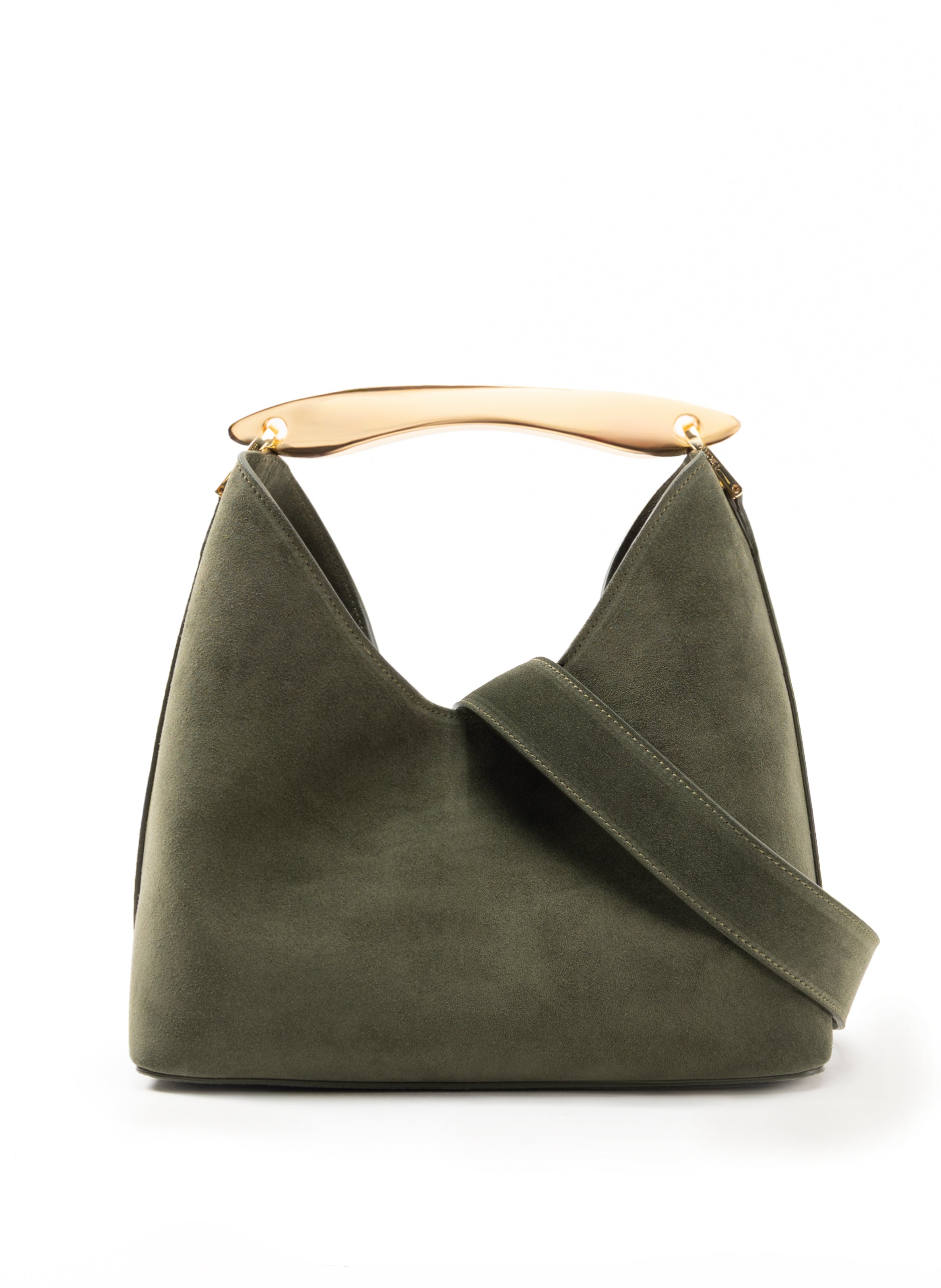 Boomerang Suede Khaki Green Clearance Sale 85%OFF