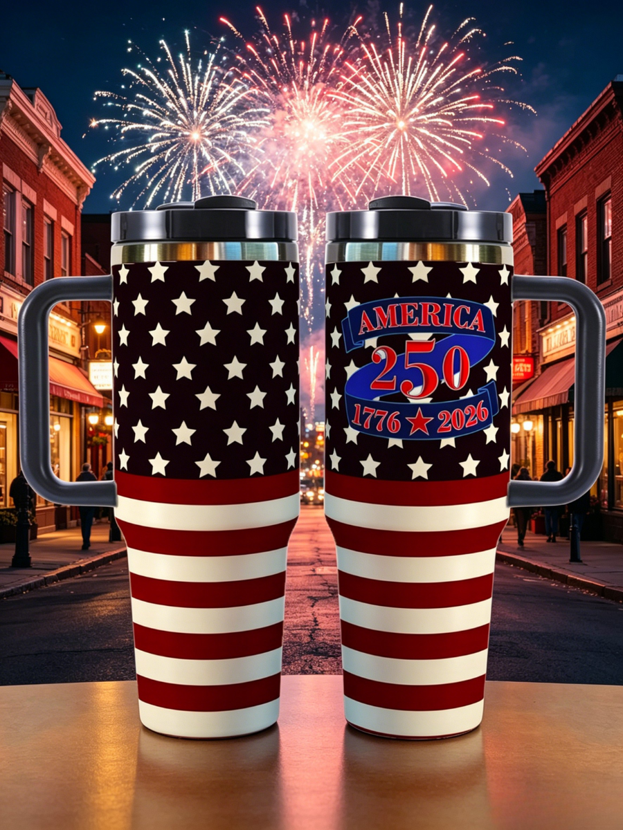250Th Anniversary Commemoration 40Oz Second Generation Handle Car Cup Insulated Ice King Cup