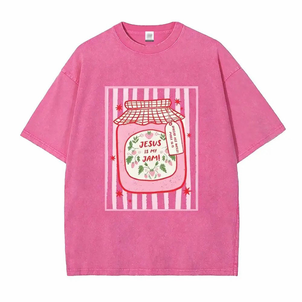 Unisex Jesus Is My Jam Graphic T-Shirt – Strawberry Jar Christian Tee