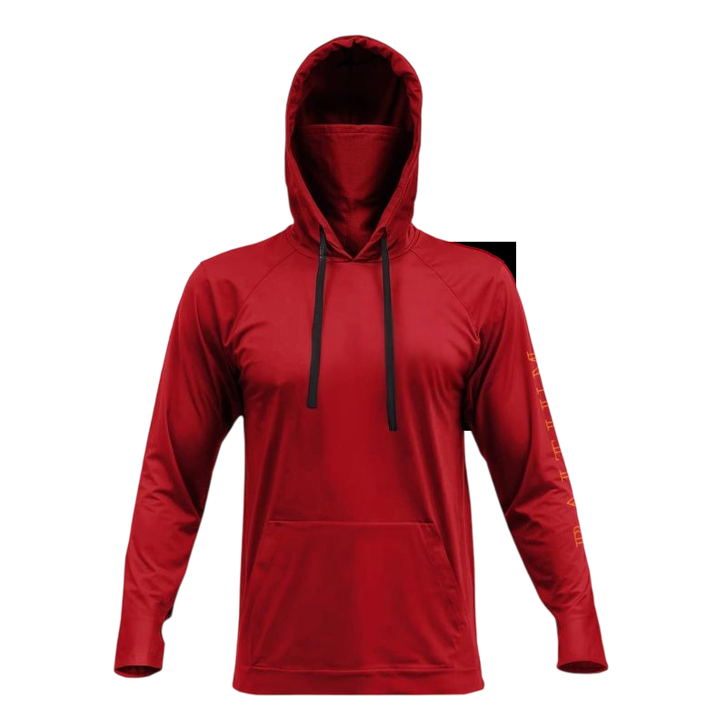 Hooded UPF 50 Long Sleeve with Gaiter - Lightweight, Breathable, Moisture-Wicking