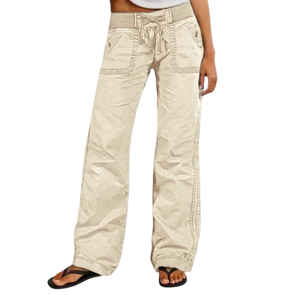 ⚡FINAL SALE⚡- Women's High Stretch Mid Rise Straight Pants