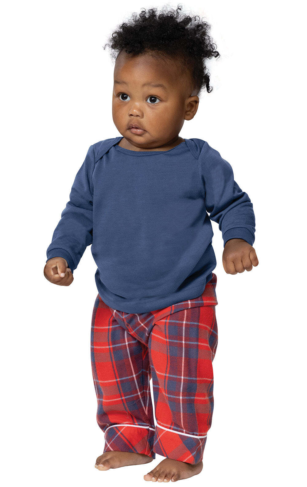 Americana Plaid Matching Family Pajamas