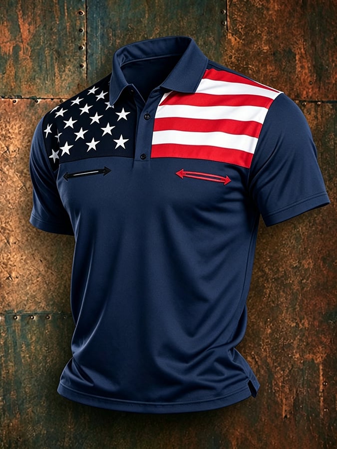 Men's American 250th Art Print Top