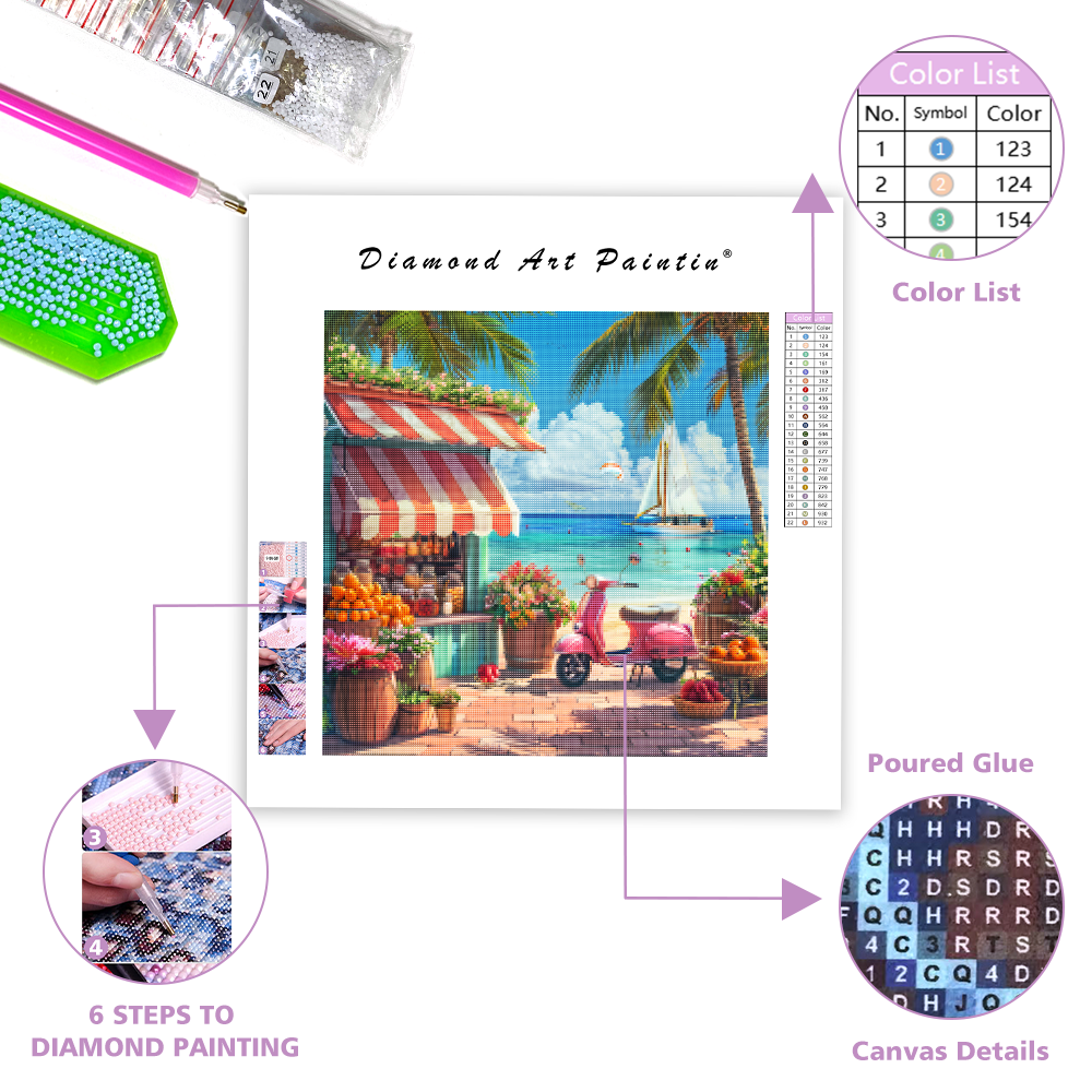 Beach Store - Diamond Painting