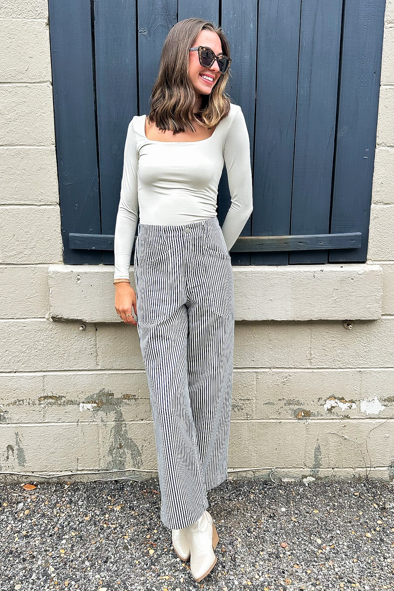 Pinstripe Pants