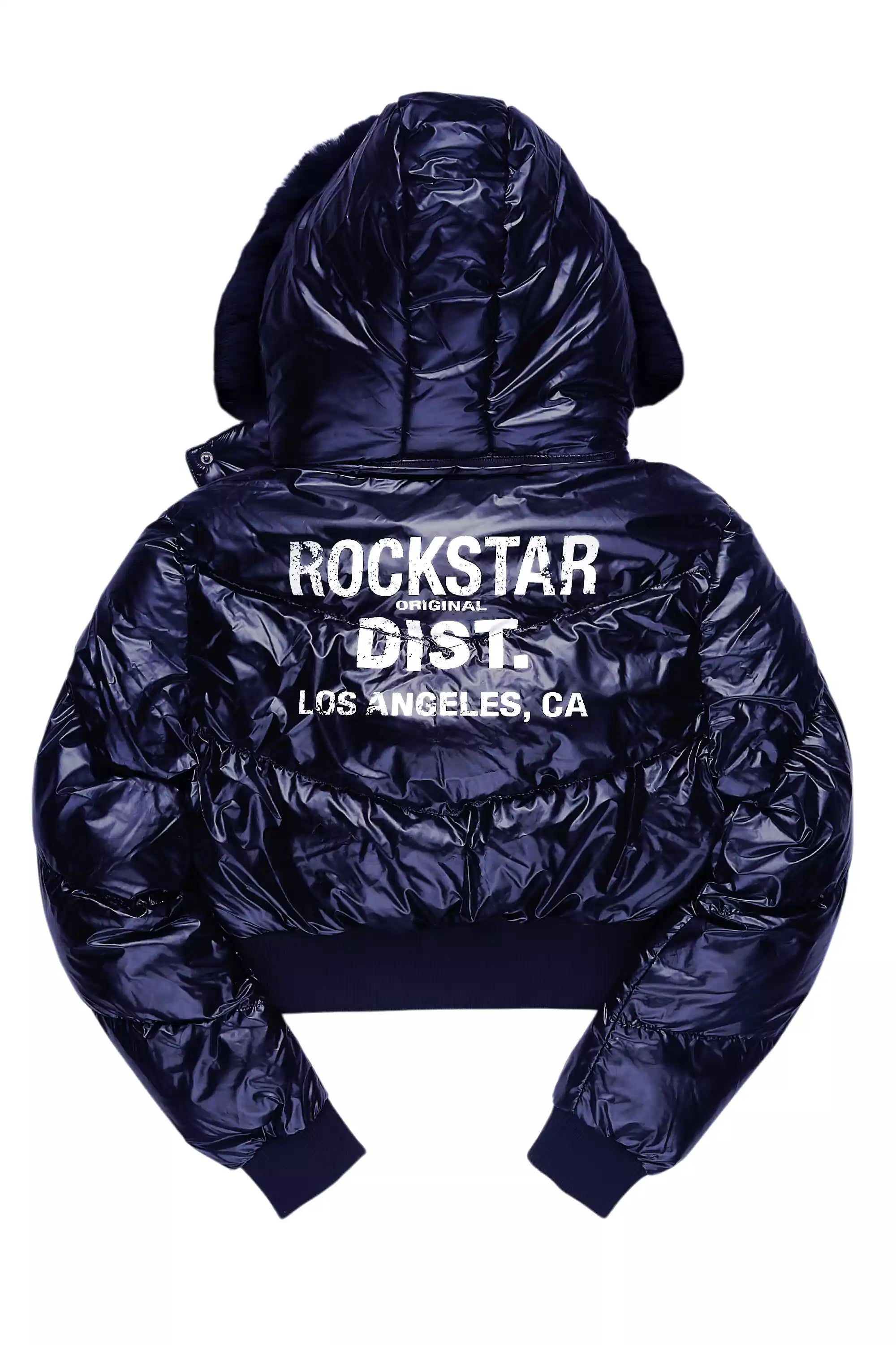 Moncia Navy Puffer Jacket
