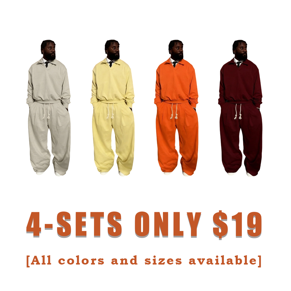 Men's Comfortable Casual Fashion Two-Piece Set