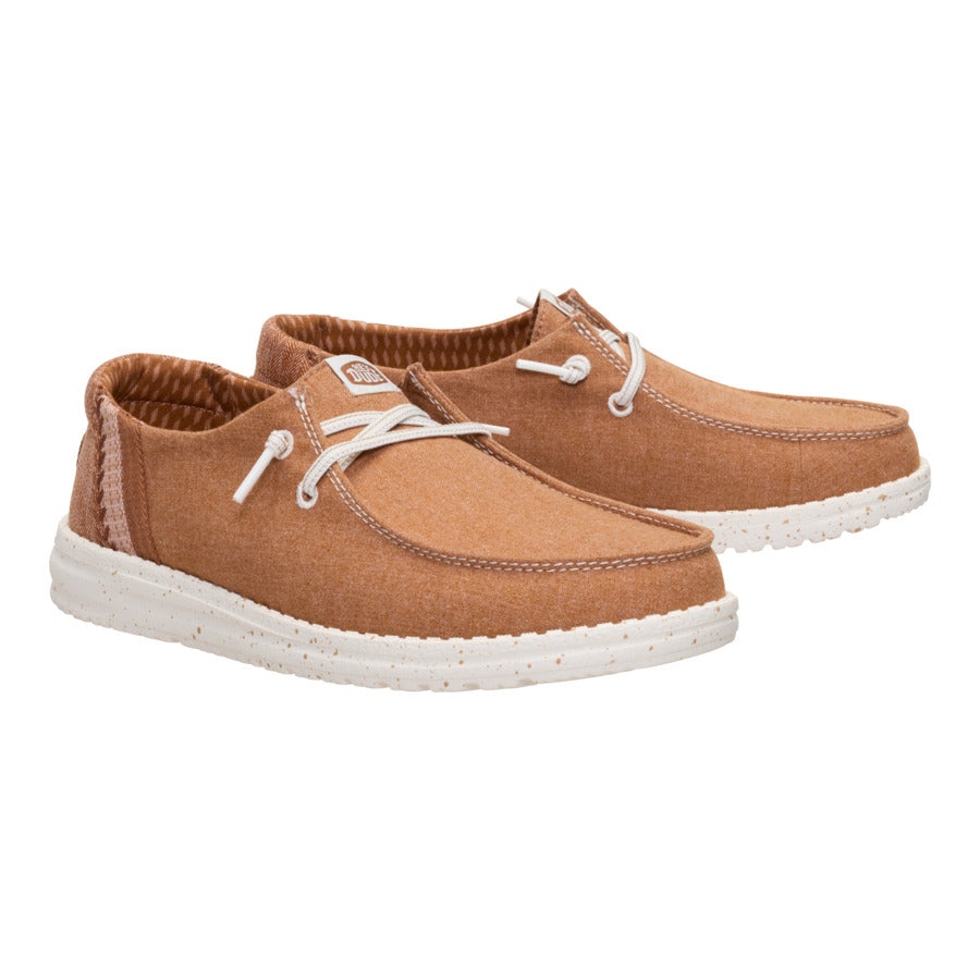 Wendy Break Brushed Linen - Chestnut