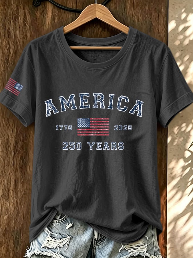 Women's Casual Print Short-Sleeve T-Shirt