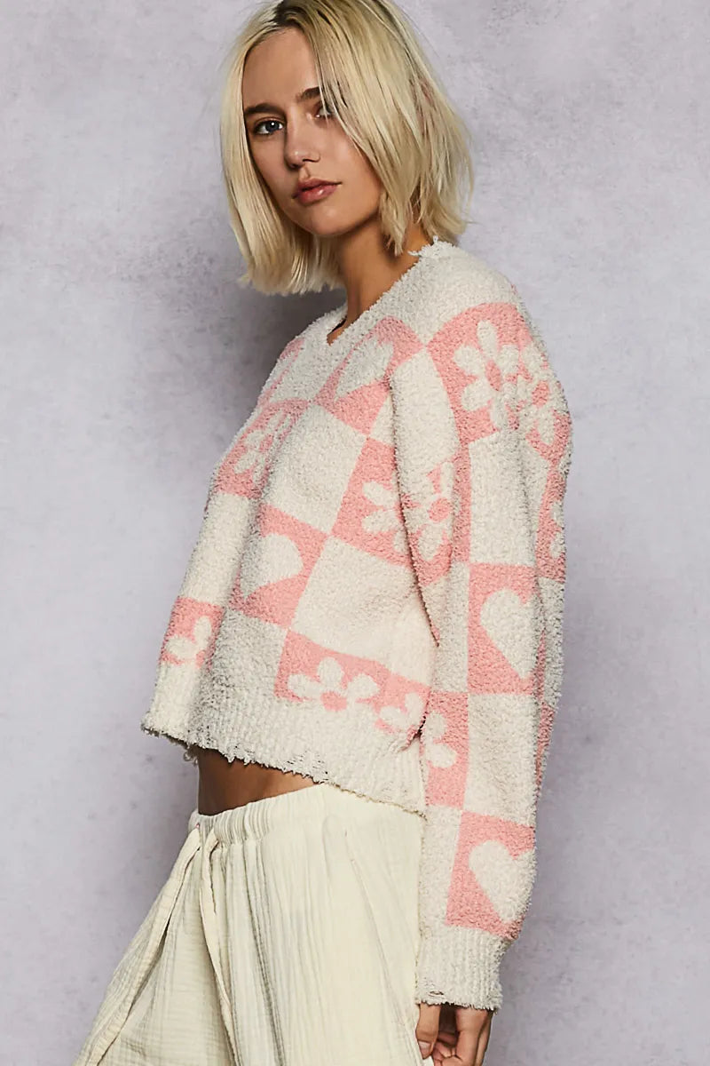 Oversized Plaid Fleece Shacket