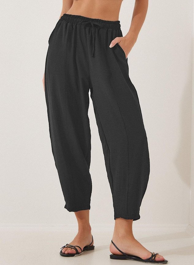 Plain Loose Simple Pants