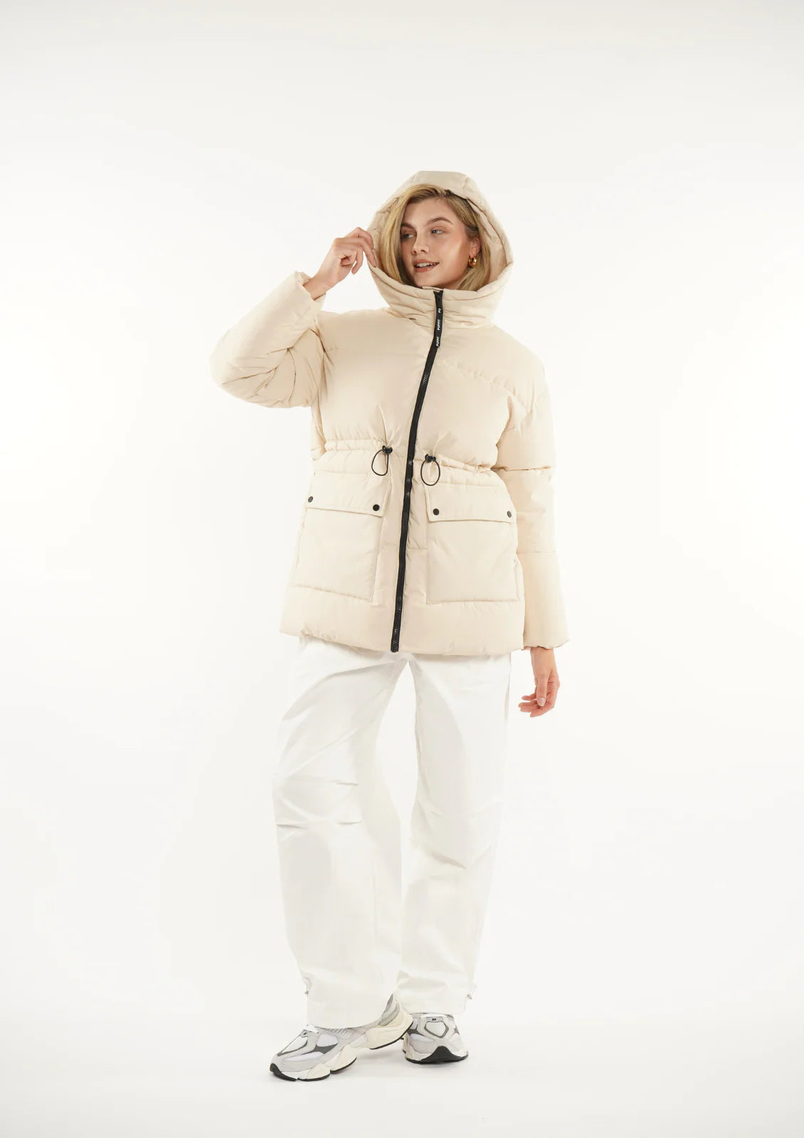 Hooded Puffer Jacket Splashproof