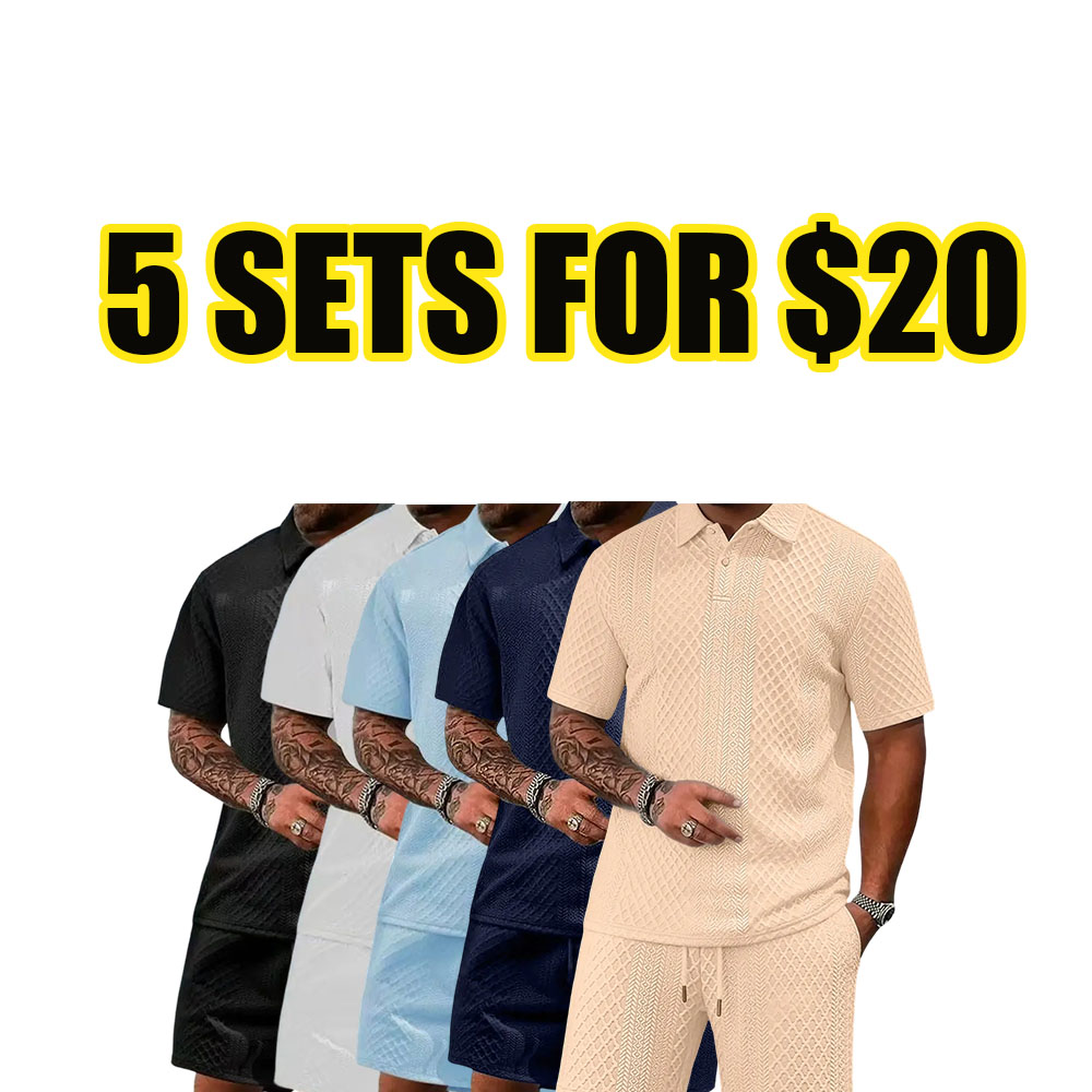 Men's Polo & Shorts Set