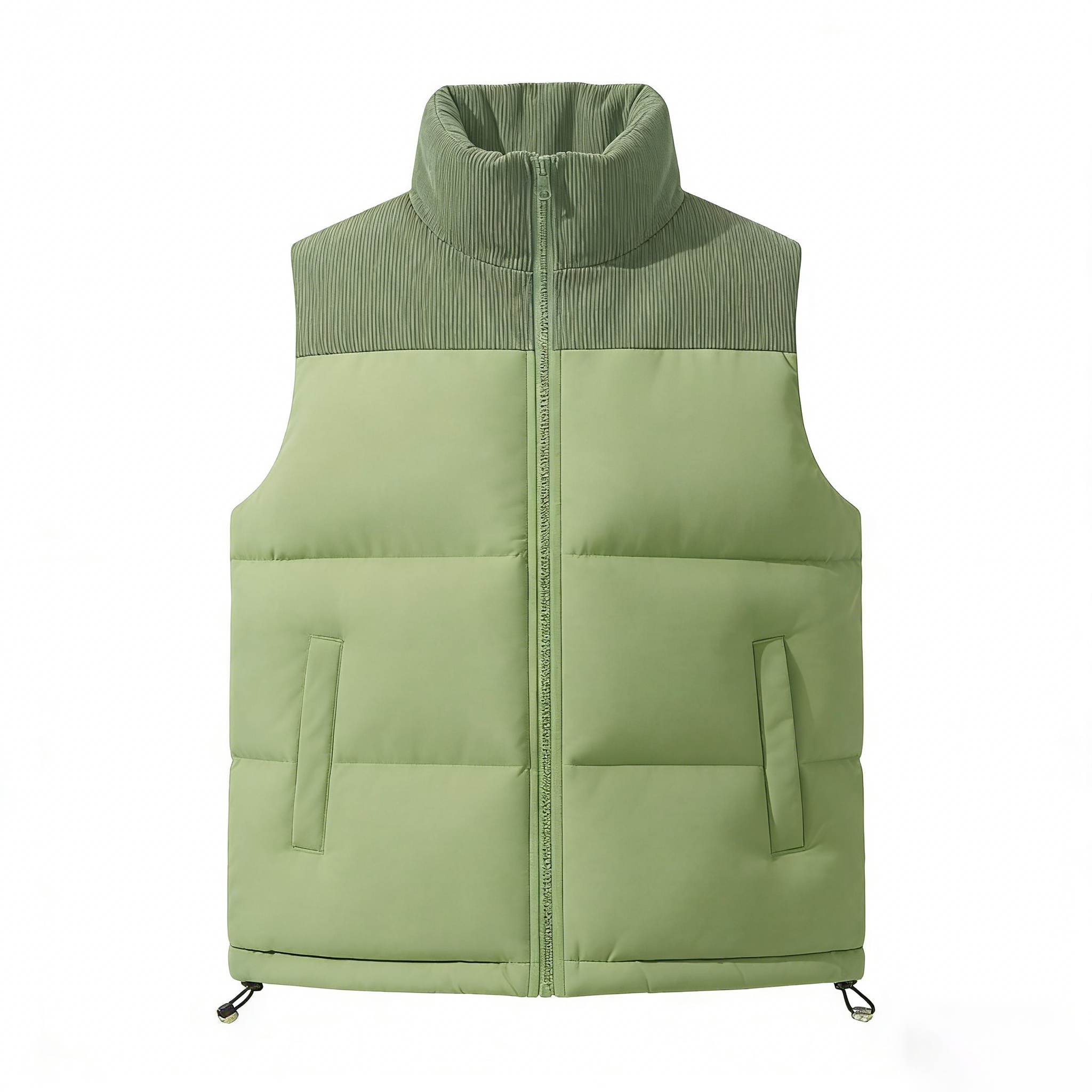 Women's Zip Up Puffer Vest with Pockets