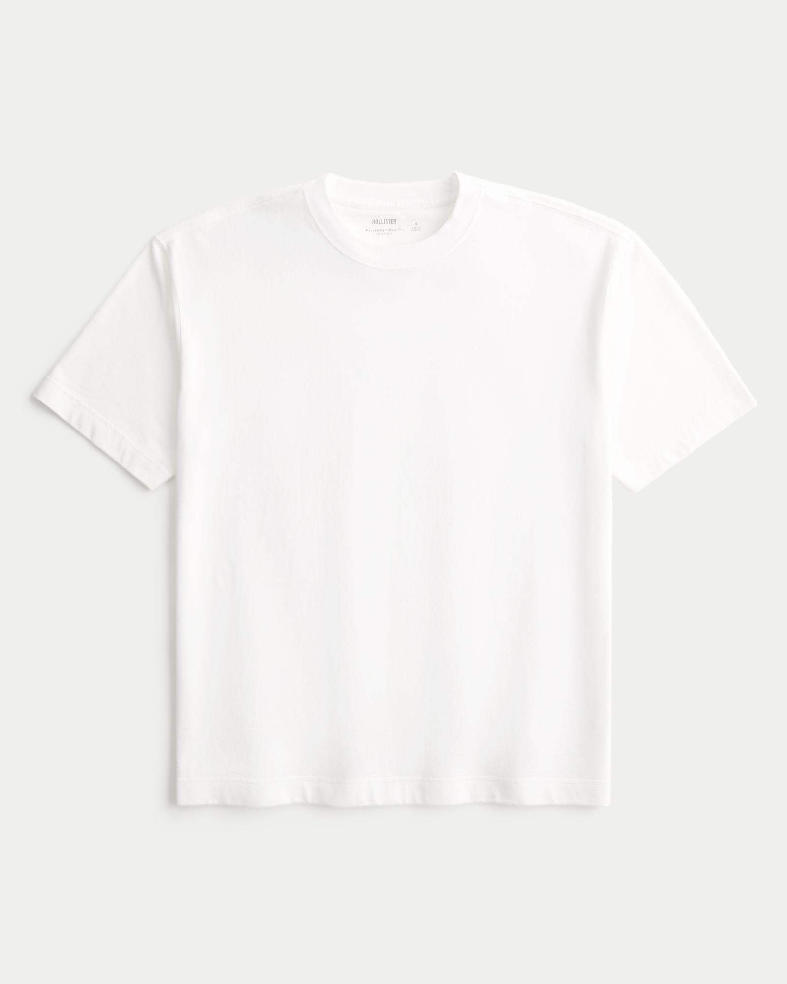 Boxy Heavyweight Washed Cotton Crew T-Shirt