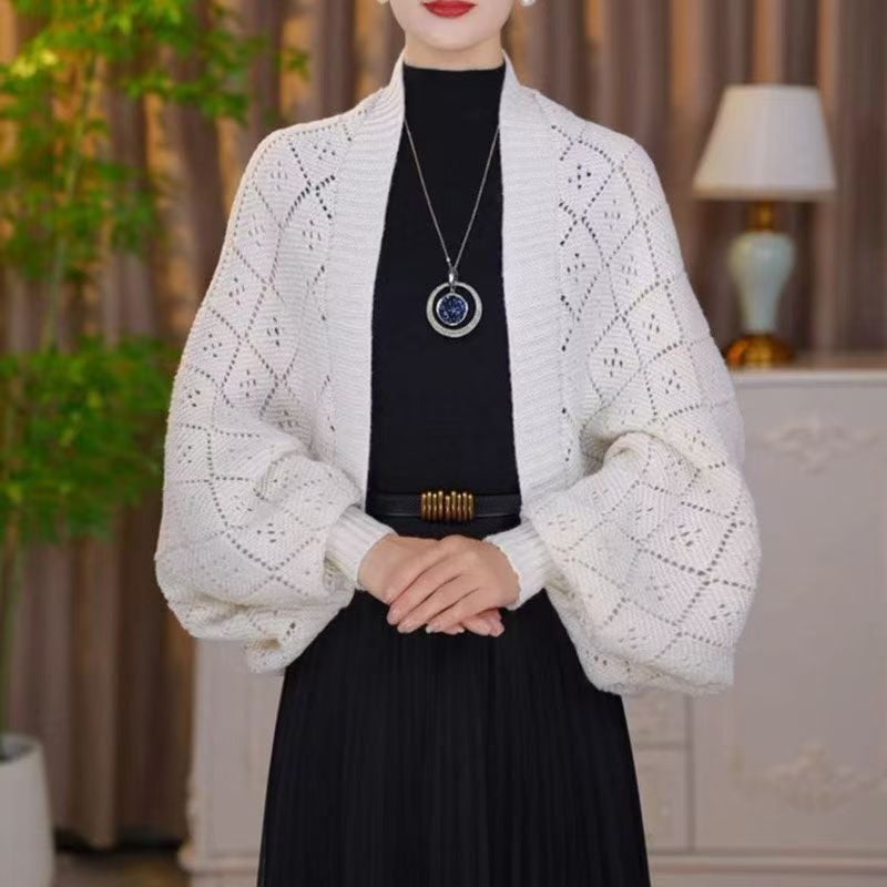 🔥2026 New Fashion🔥Hollow Out Knitted Shawl Coat