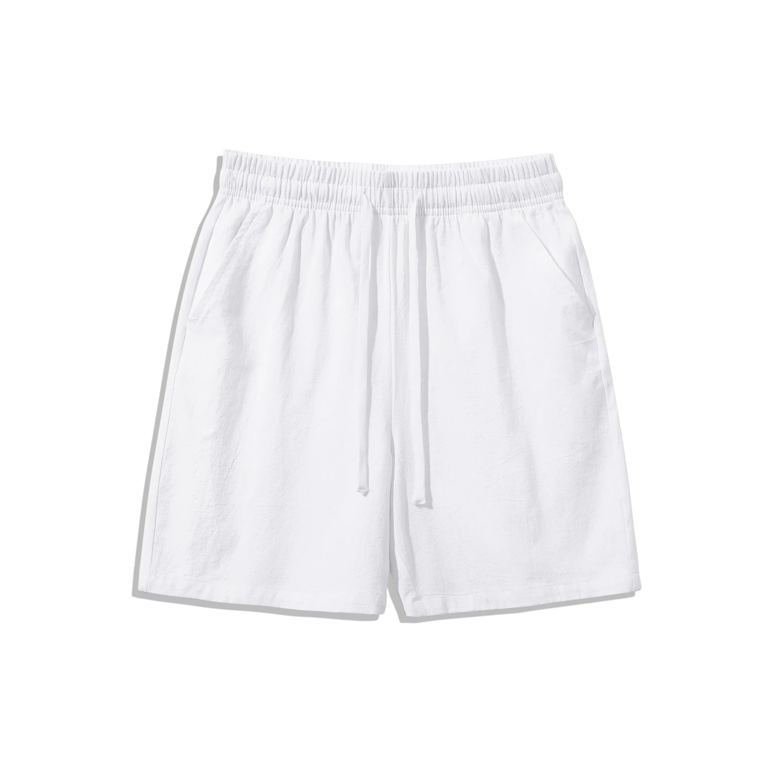 Unisex Cotton Linen Beach Shorts