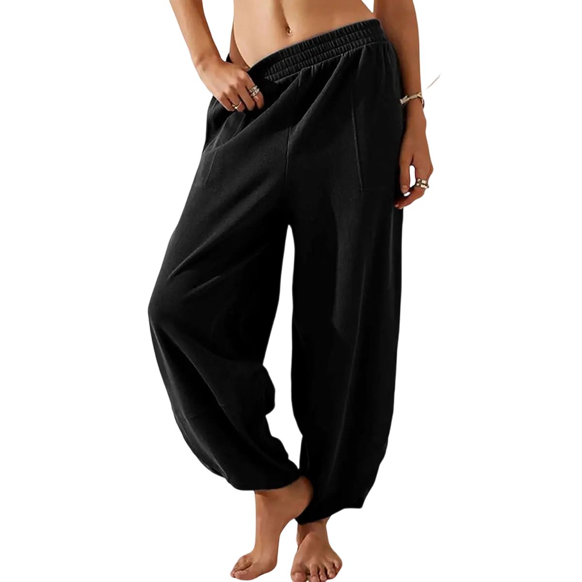 Women's Casual Wide-Leg Pants with Pockets – Effortless Style and Comfort