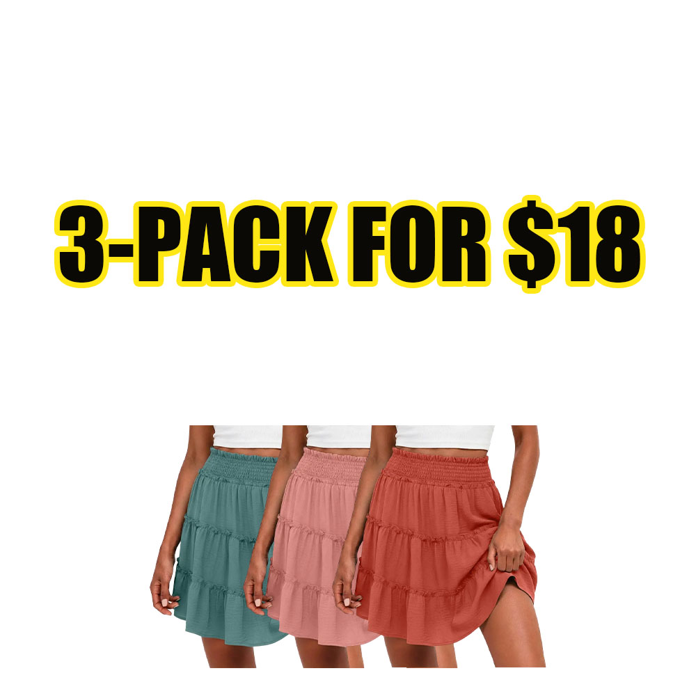 Tiered Ruffle Skort