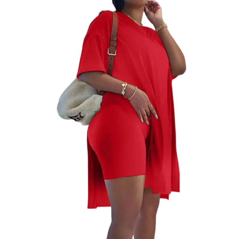 Women's Spring Summer Hooded Top & Lounge Pants Set