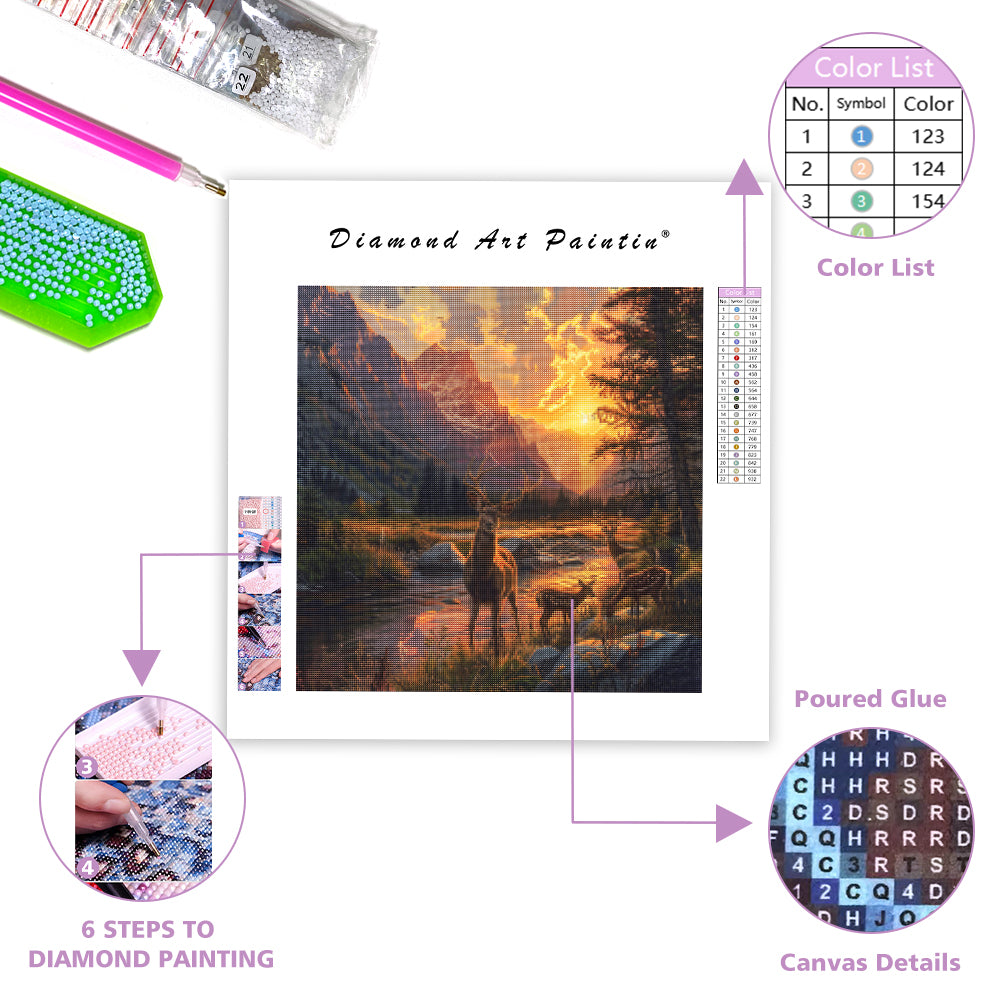 Guardians of the Valley - Diamond Painting