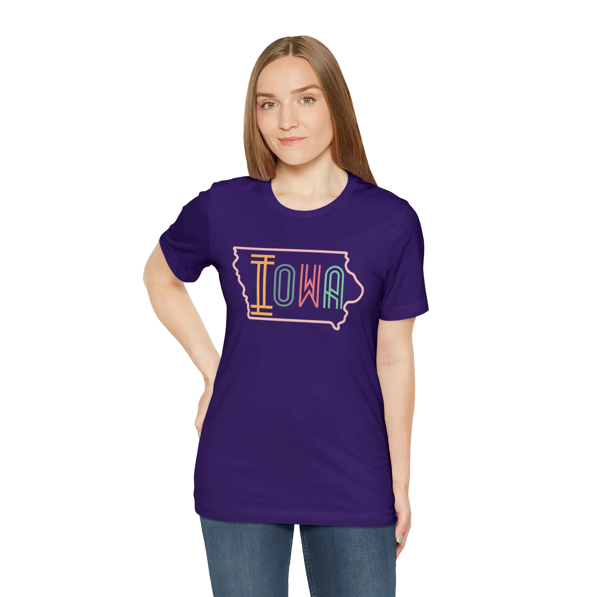 Iowa Light Unisex Jersey Short Sleeve Tee