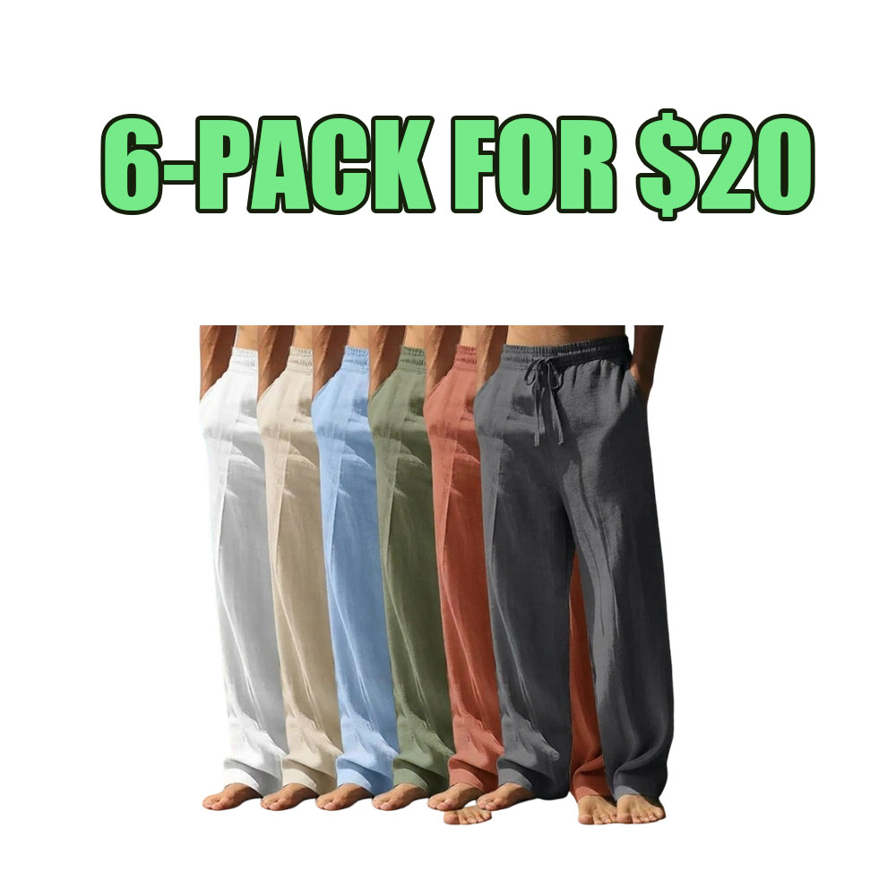 Men's Casual Lightweight Drawstring Pants - Comfortable & Versatile