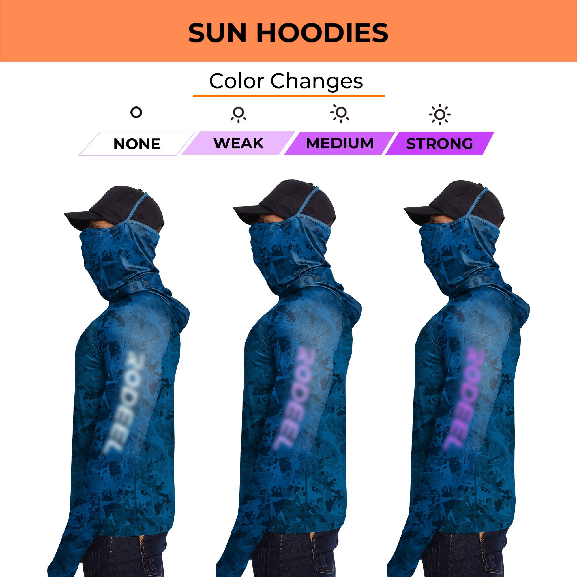 ☀️ Men's UPF 100+ Sun Protection Hoodie with Face Cover