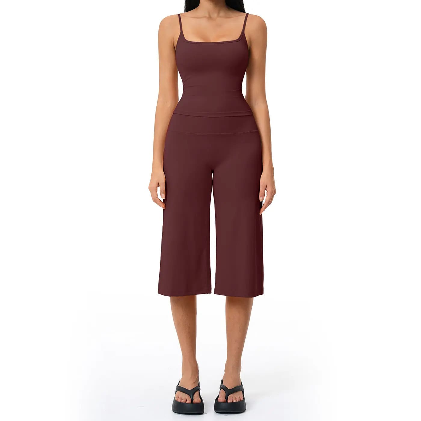 Camisole Top, High-Waisted Quick-Dry Casual Shorts, Running & Outdoor Yoga Outfit