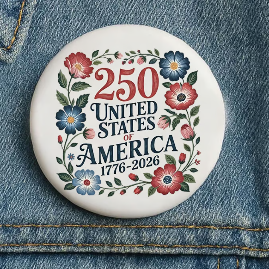 American 250th Anniversary Brooch