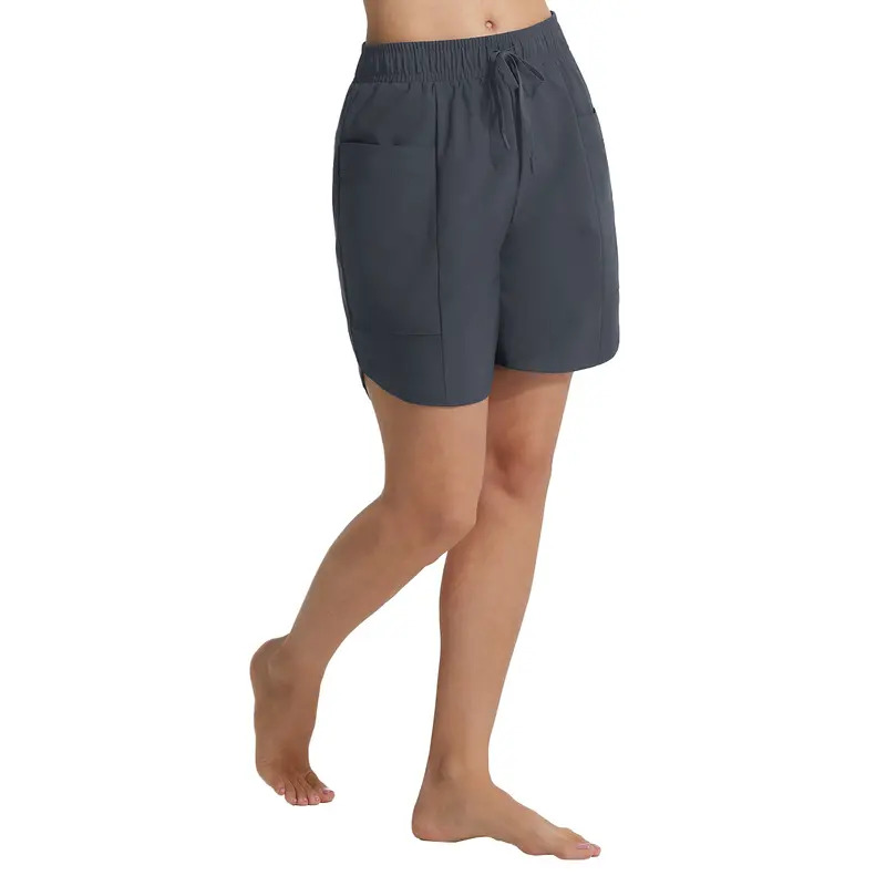 Women's 7-Inch High-Waisted Beach Swim/Athletic Shorts