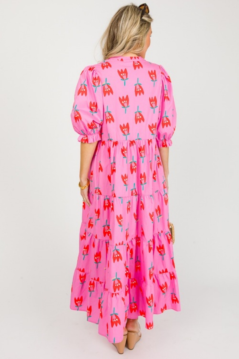 Karlie Poppy Strawberry Maxi