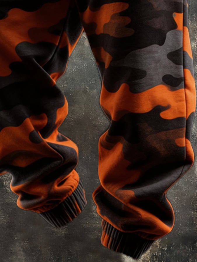 Men's Retro Outdoor Camouflage Patriot Sports Pants