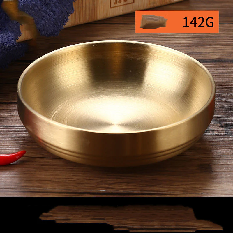 Bowls-Stainless Steel Gold & Silver