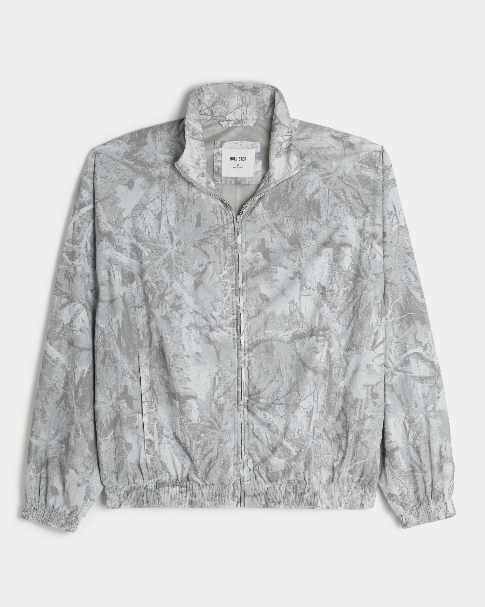 Zip-Up Windbreaker Jacket