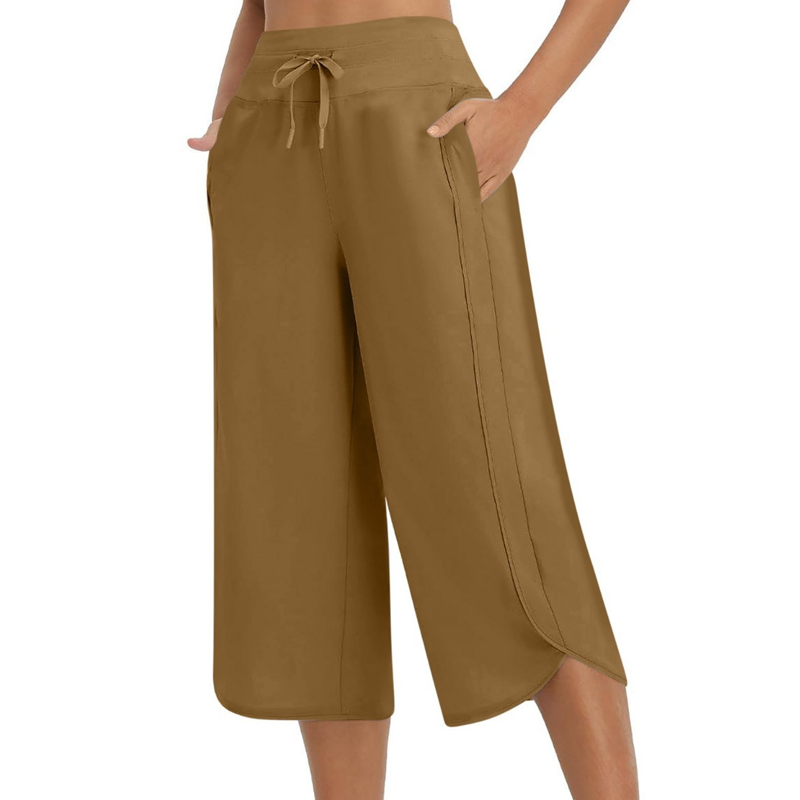 📢📢90% OFF !! ⏰Women's Casual Wide-Leg Capri Pants