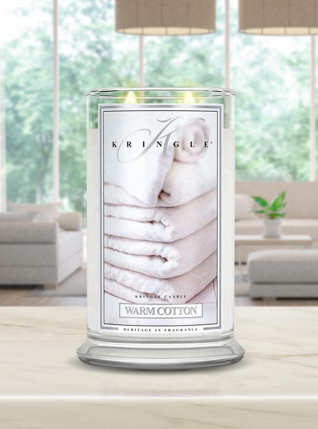 Warm Cotton Large Jar | Soy Candle