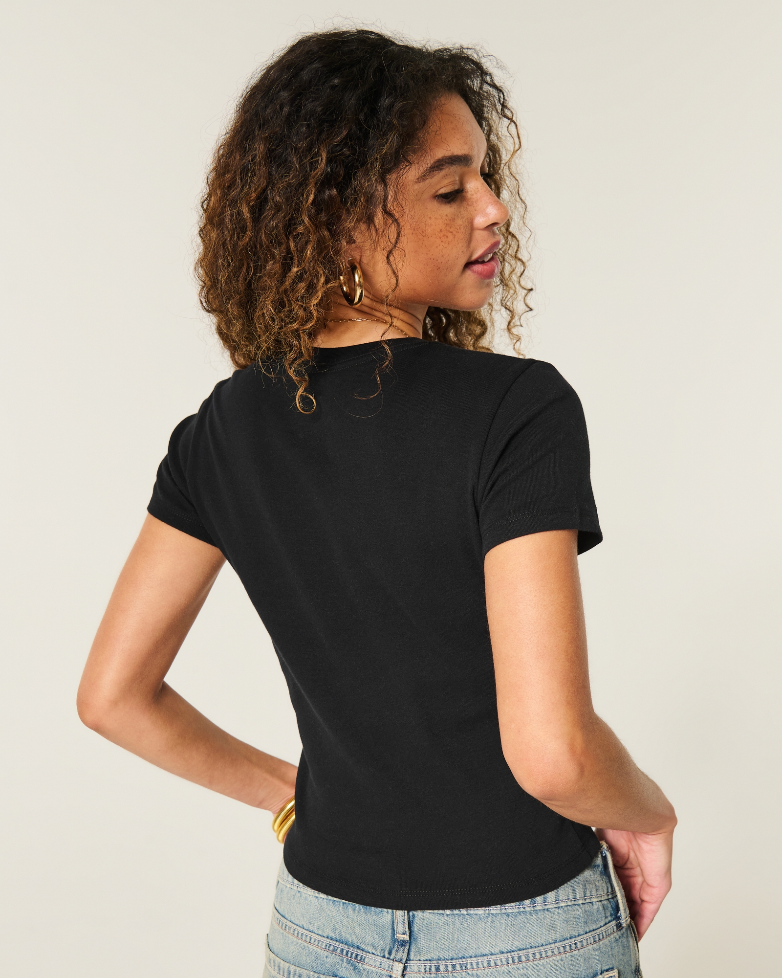 100% Cotton Crew Baby Tee