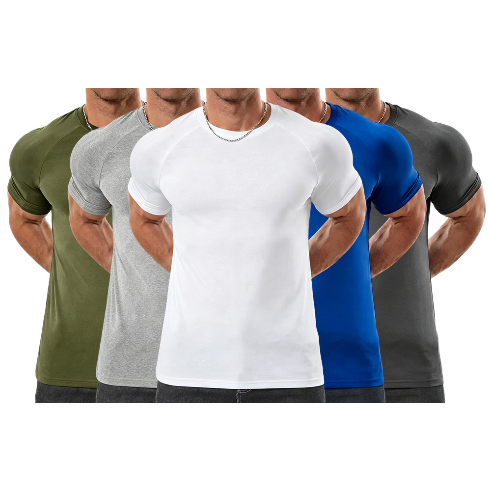 Men's Raglan Sleeve Tee, Athletic Tapered Fit