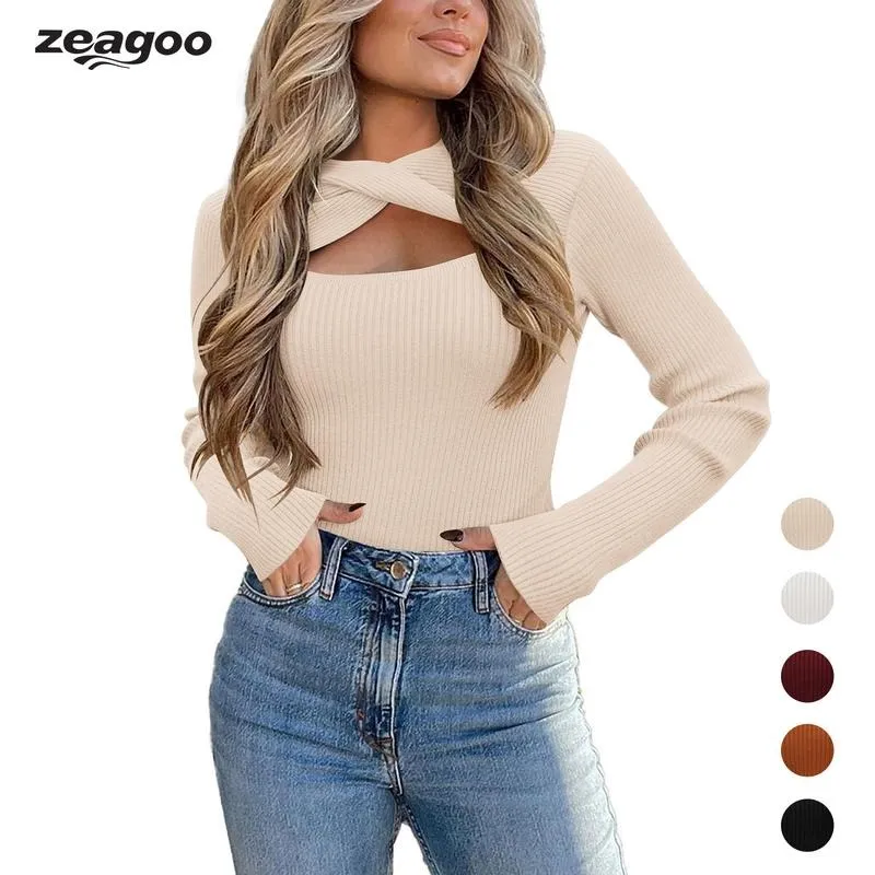 Women's Pullover Sweaters Long Sleeve
