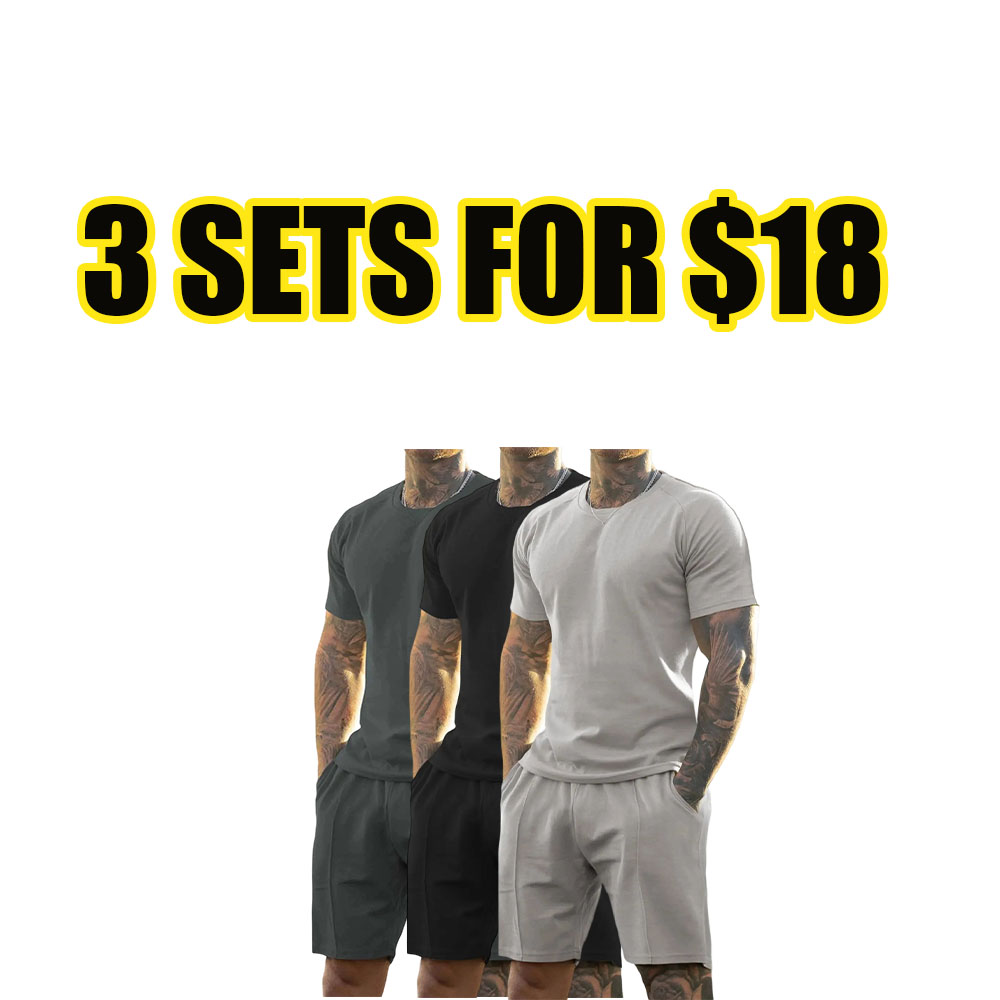 Men's Summer 2-Piece Short Set