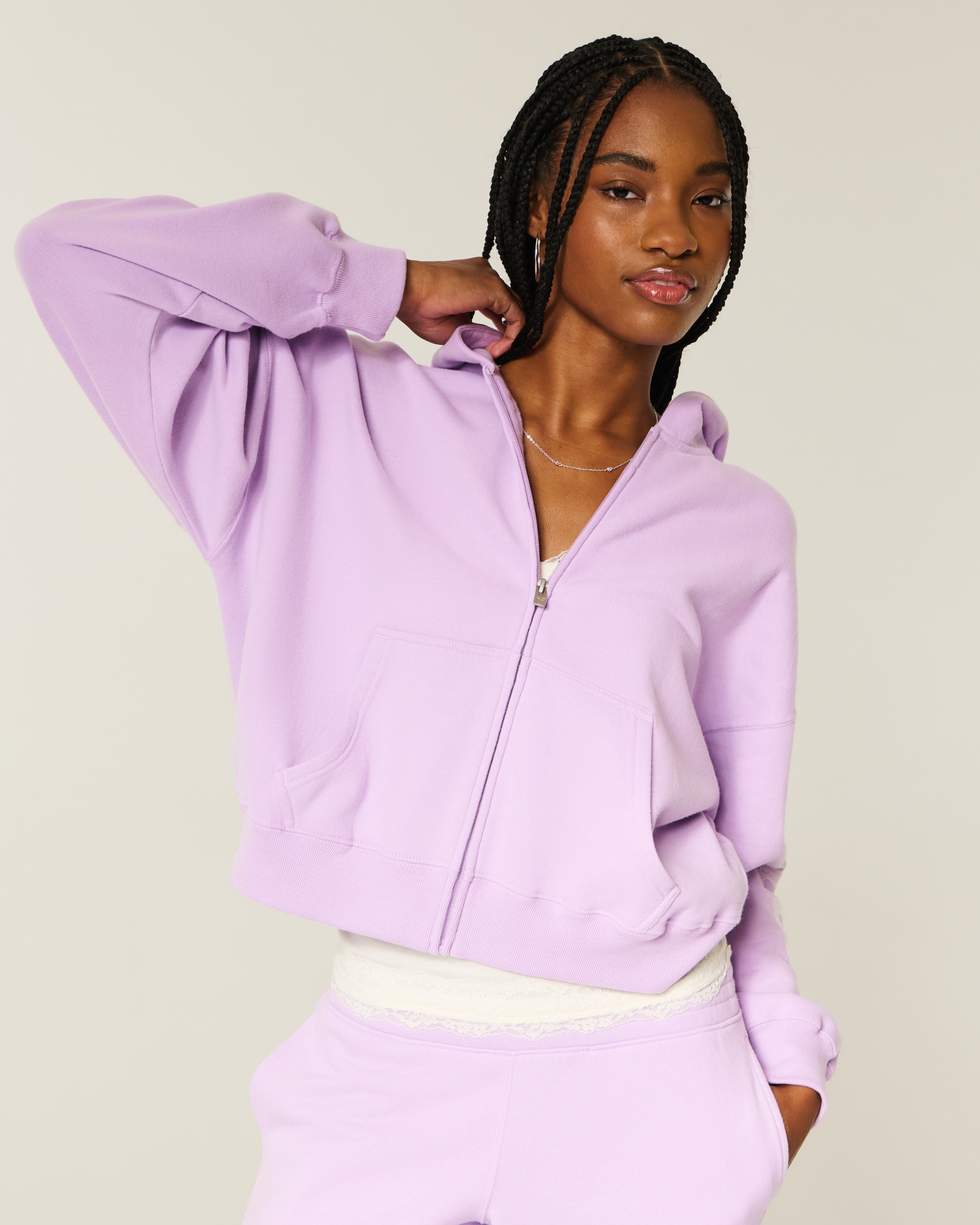 Oversized Zip-Up Hoodie