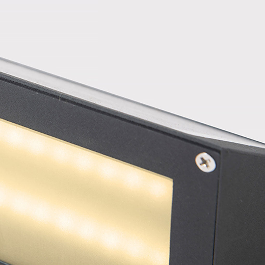 Minimalist LED Light Controlled Solar Bidirectional Lighting Outdoor Wall Light