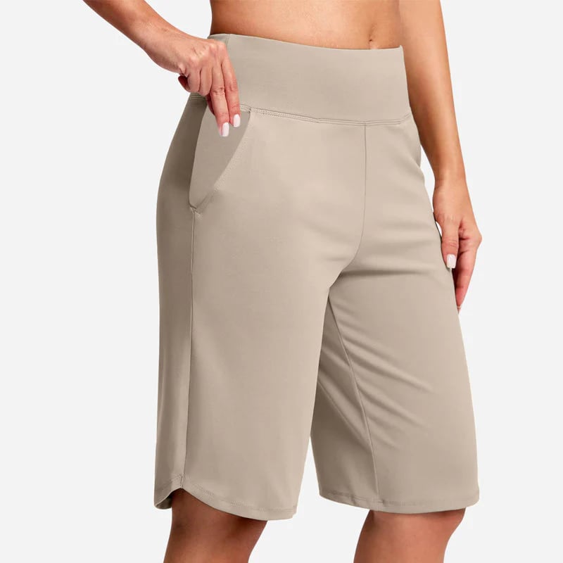 ⏰Hot sale 49% OFF🔥Women's High-Waist Yoga Shorts with Pockets