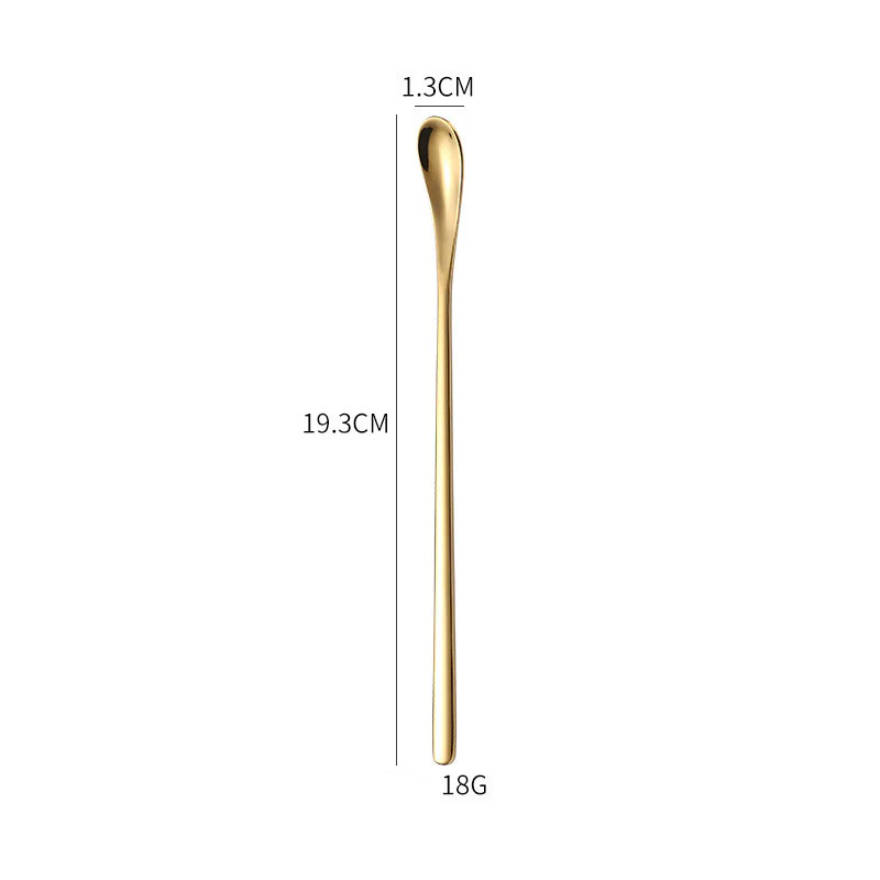 Long Handle Chocolate Spoons
