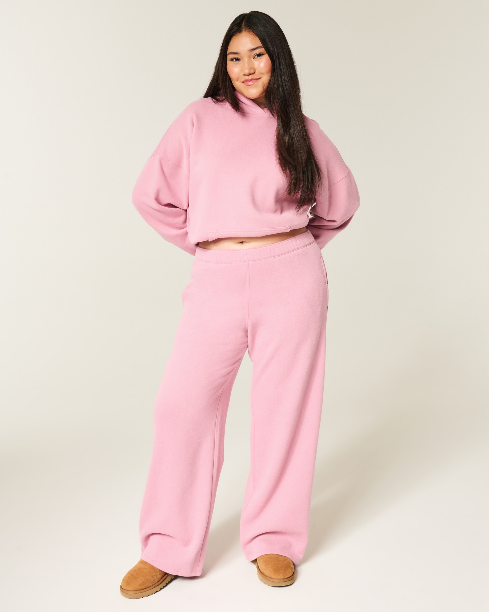 Wide-Leg Sweatpants