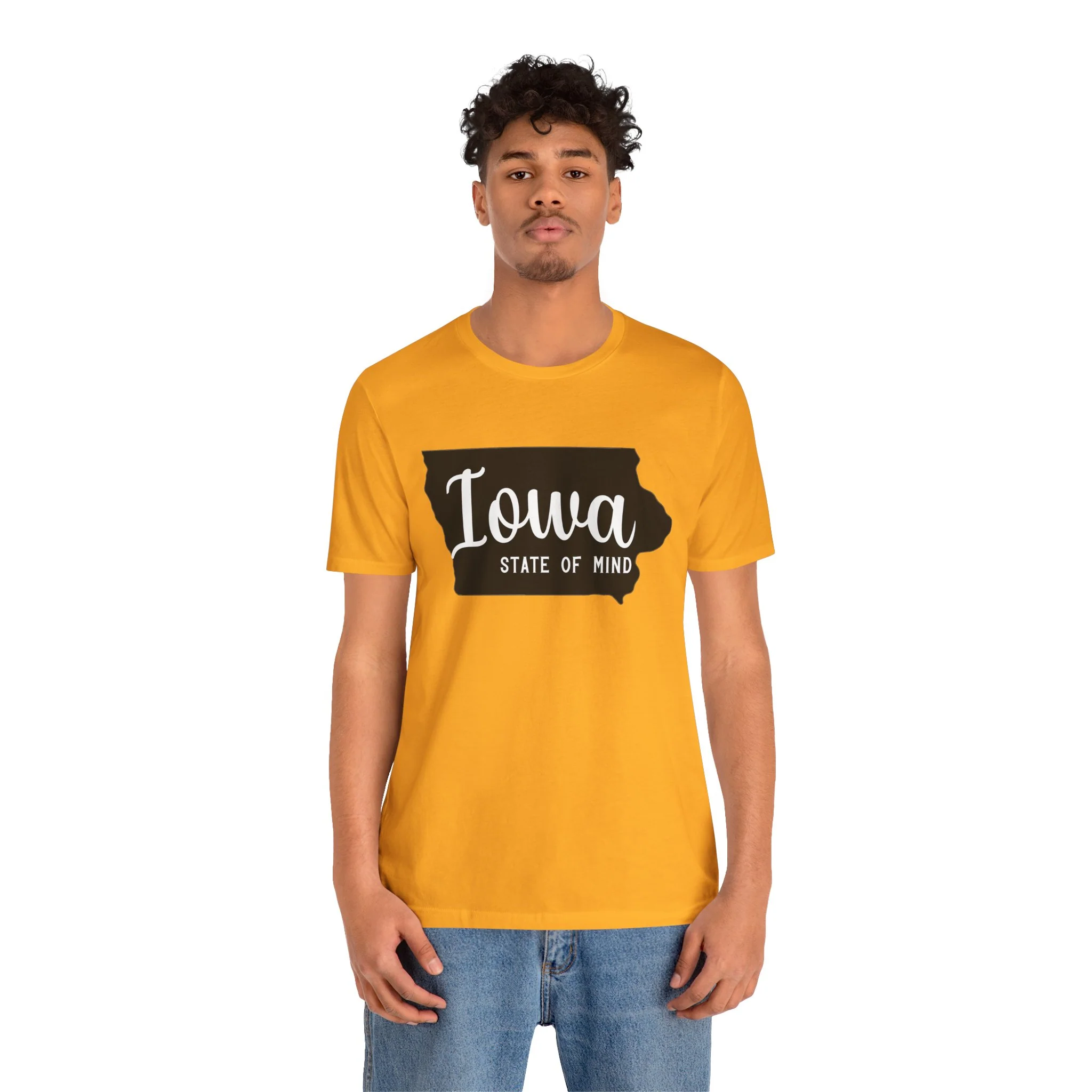 Iowa State of Mind Bella Canvas Jersey Short Sleeve Tee - Multiple Colors