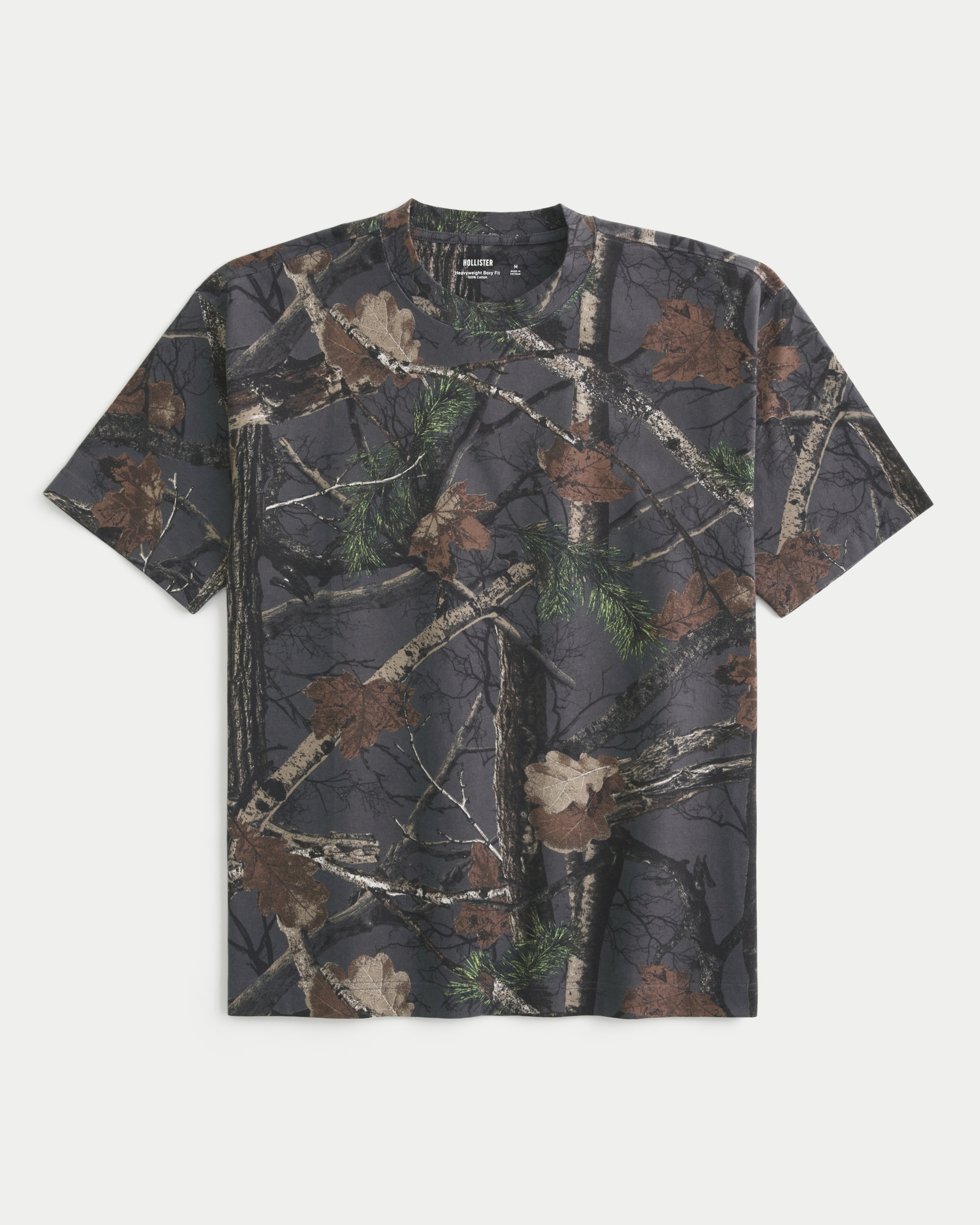 Boxy Heavyweight Washed Cotton Crew T-Shirt